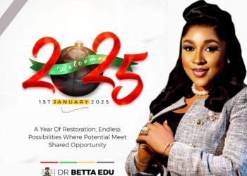 Betta Edu prays for Nigeria in 2025