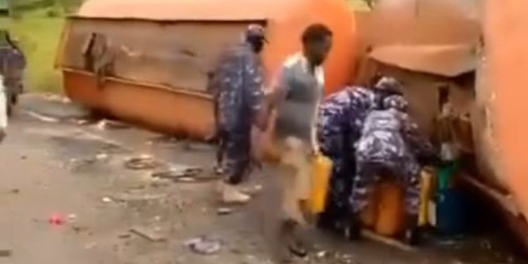 Police deny involvement in fuel theft, slams viral video