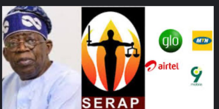 SERAP sues Tinubu, NCC over 50% telecom tariff hike