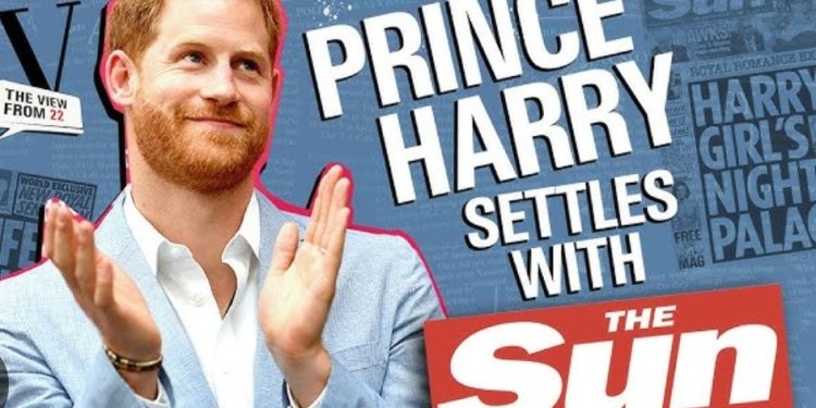 Sun agrees to pay Prince Harry damages