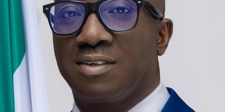 Edo State Governor, Monday Okpebholo. [PHOTO CREDIT: Punch Newspaper]