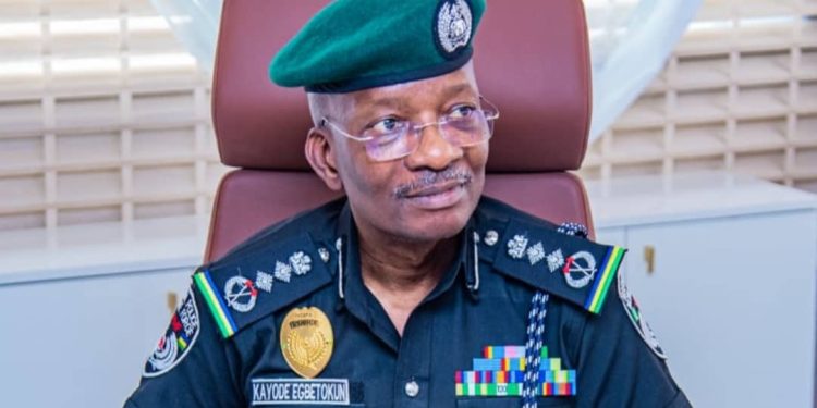 The Inspector-General of Police, IG, Kayode Egbetokun