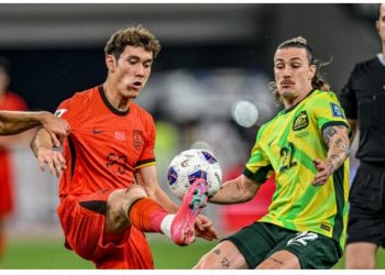 Australia beats China 2-0 to edge closer to World Cup