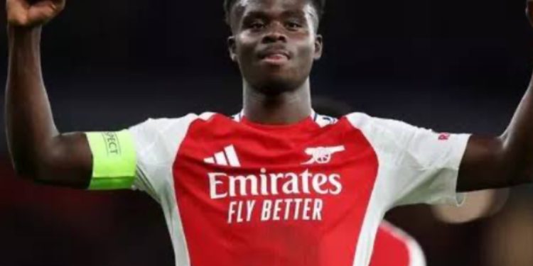 Saka ready to return for Arsenal after three-month absence