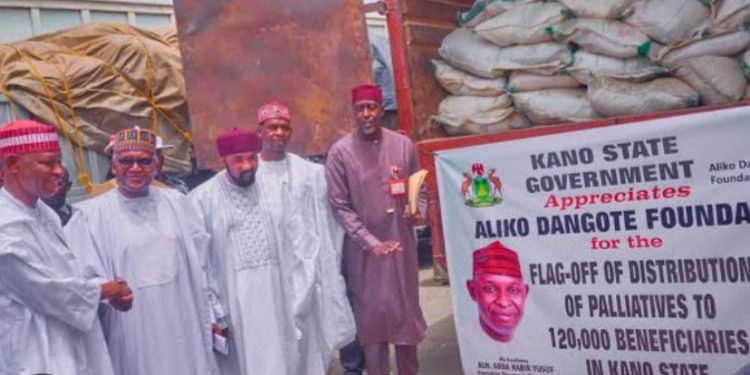 Dangote Foundation begins N16bn food aid for 2025