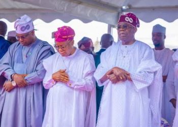 Tinubu, Sultan preach unity at Eid celebration