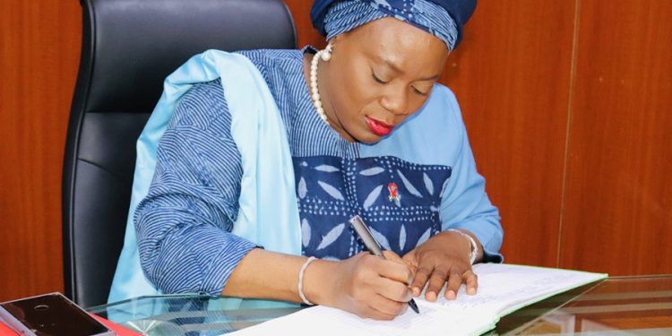 Dr. Temitope Ilori, the Director General of the National Agency for the Control of AIDS, NACA. [PHOTO CREDIT: Official X account of Temitope Ilori |@drtemitopeilori]