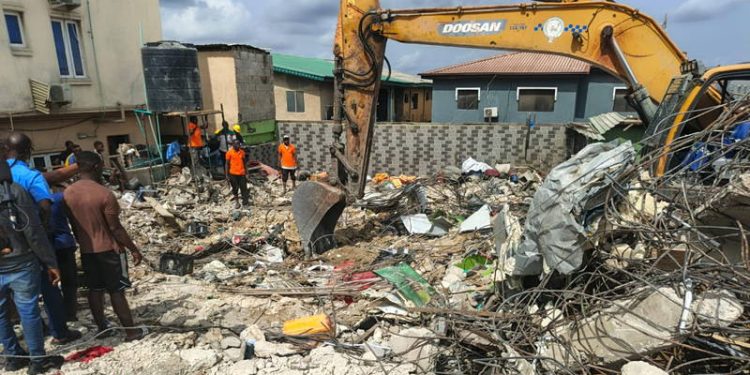 Death toll now seven in Lagos building collapse