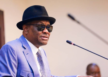 Minister of FCT, Nyesom Wike at a Press Conference