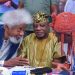 Ooni of Ife, Oba Adeyeye Enitan Ogunwusi, and Nobel Laureate Prof. Wole Soyinka