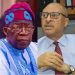 President Bola Ahmed Tinubu and renowned economist and political thinker, Professor Pat Utomi