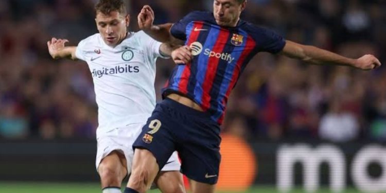 Barca, Inter Milan draw in six goal thriller