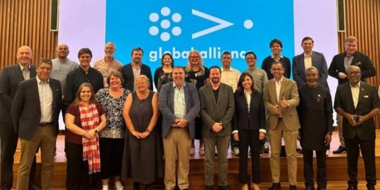 Delegates at Global Alliance for Public Relations and Communication Management in Italy. 
