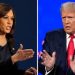 President Donald Trump and Kamala Harris