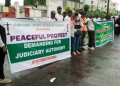 JUSUN Protesters in Ibadan [PHOTO CREDIT: Vanguard Newspaper]