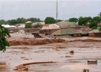 Aftermath of flooding in Mokwa, Niger State