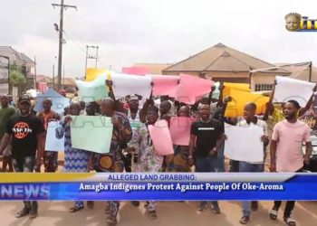 Amagba community protests over land dispute