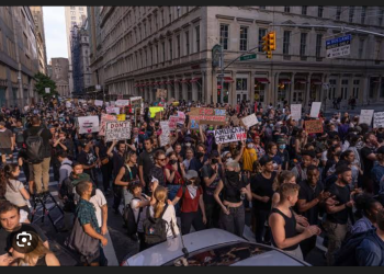 Americans protest against Trump’s power grab postures
