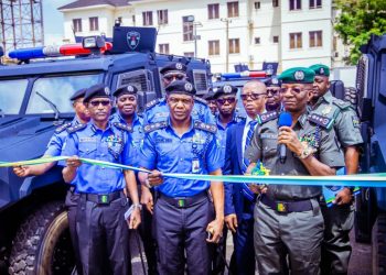 IGP Kayode Adeolu Egbetokun at the commisioning