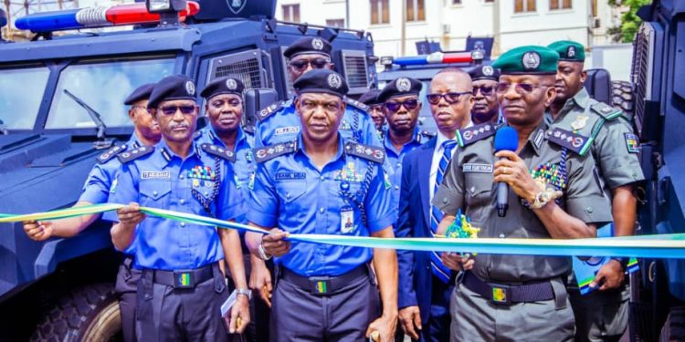 IGP Kayode Adeolu Egbetokun at the commisioning