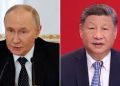 Russian President, Vladimir Putin and Chinese President, Xi Jinping