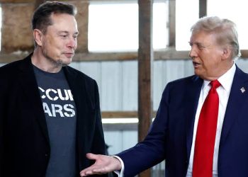 Elon Musk and President Donald Trump