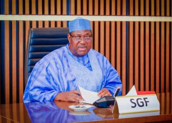Secretary to the Government of the Federation, Senator George Akume