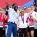 Burna Boy surprises England squad at Euro 2025 parade