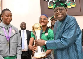 Super Falcons at the Villa