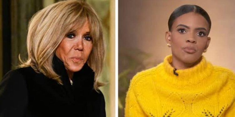 French First Lady, Brigitte Macron and Candance Owens