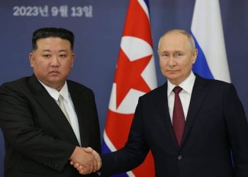 Supreme Leader of North Korea, Kim Jong Un and Russian President, Vladimir Putin