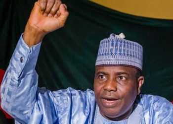 Tambuwal undergoing interrogation at EFCC