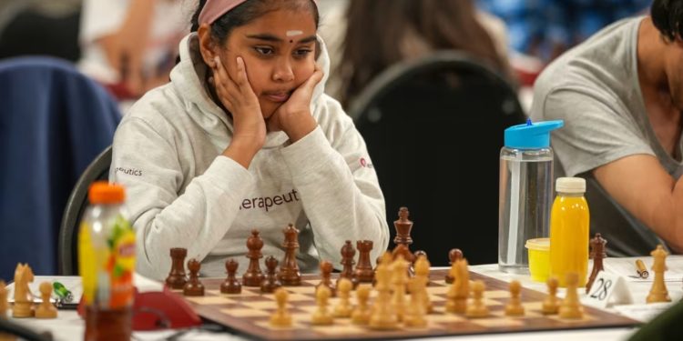 10-year-old girl makes chess history