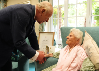 King Charles visits world’s oldest person marking 116