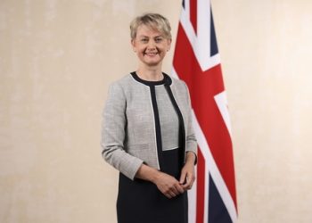 Foreign Secretary Yvette Cooper