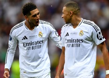 Jude Bellingham and Kylian Mbappé