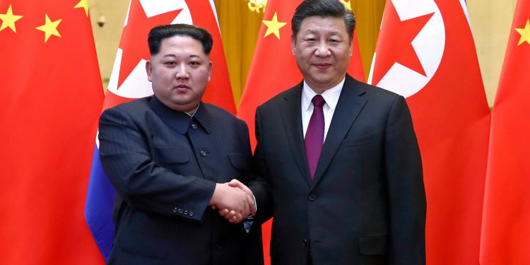 North Korean ruler, Kim Jong Un and Chinese President, Xi Jinping