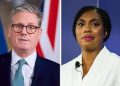 UK Prime Minister Sir Keir Starmer and Conservative Party leader Kemi Badenoch