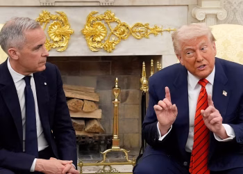 Canadian Prime Minister, Mark Carney and US President, Donald Trump