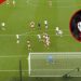 TV picture of Eberechi Eze's goal against Tottenham