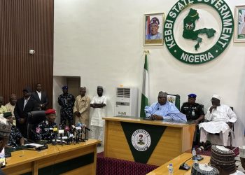 IGP Kayode Adeolu Egbetokun, pays a visit to the Executive Governor of Kebbi State, Dr Nasiru Idris