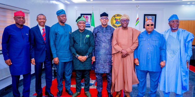 Governors of South West at a meeting in Ibadan