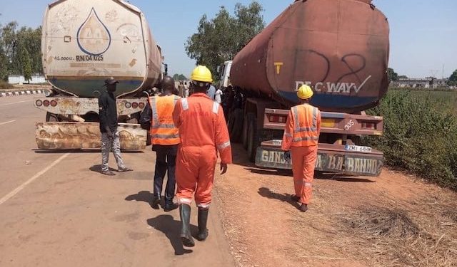 Tanker crash in Jaji causes major fuel spill