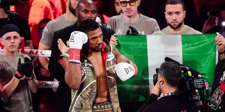 £32m tax depletes Anthony Joshua’s pay by half