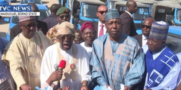 Tinubu lauds infrastructure feats in Borno State