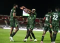 Super Eagles in action
