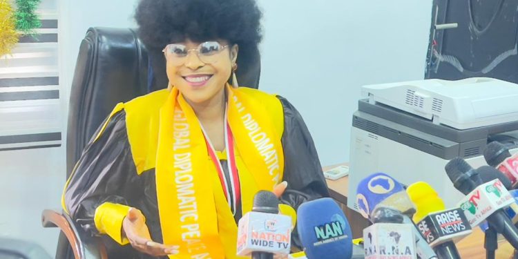 Dr Rachael Ojuade, Founder of OJF Global and Global Diplomatic Peace Chairperson of OJF.