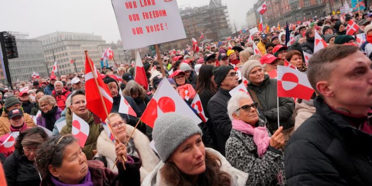 Protesters slam Trump’s Greenland bid