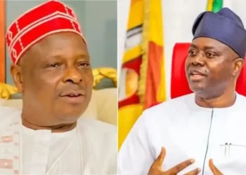 The former presidential candidate and national leader of the NNPP, Rabiu Musa Kwankwaso and Oyo State Governor, Seyi Makinde