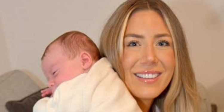 Grace Bell and her baby boy